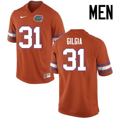 Men's Florida Gators #31 Anthony Gigla NCAA Nike Orange Authentic Stitched College Football Jersey PEQ7462NZ